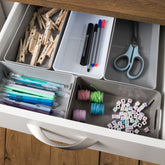 Ordnungsbox - 30x12,5x6cm - 1,9 Liter - Schubladenorganizer Ordnungskorb - Organizerbox - Ordnungssystem
